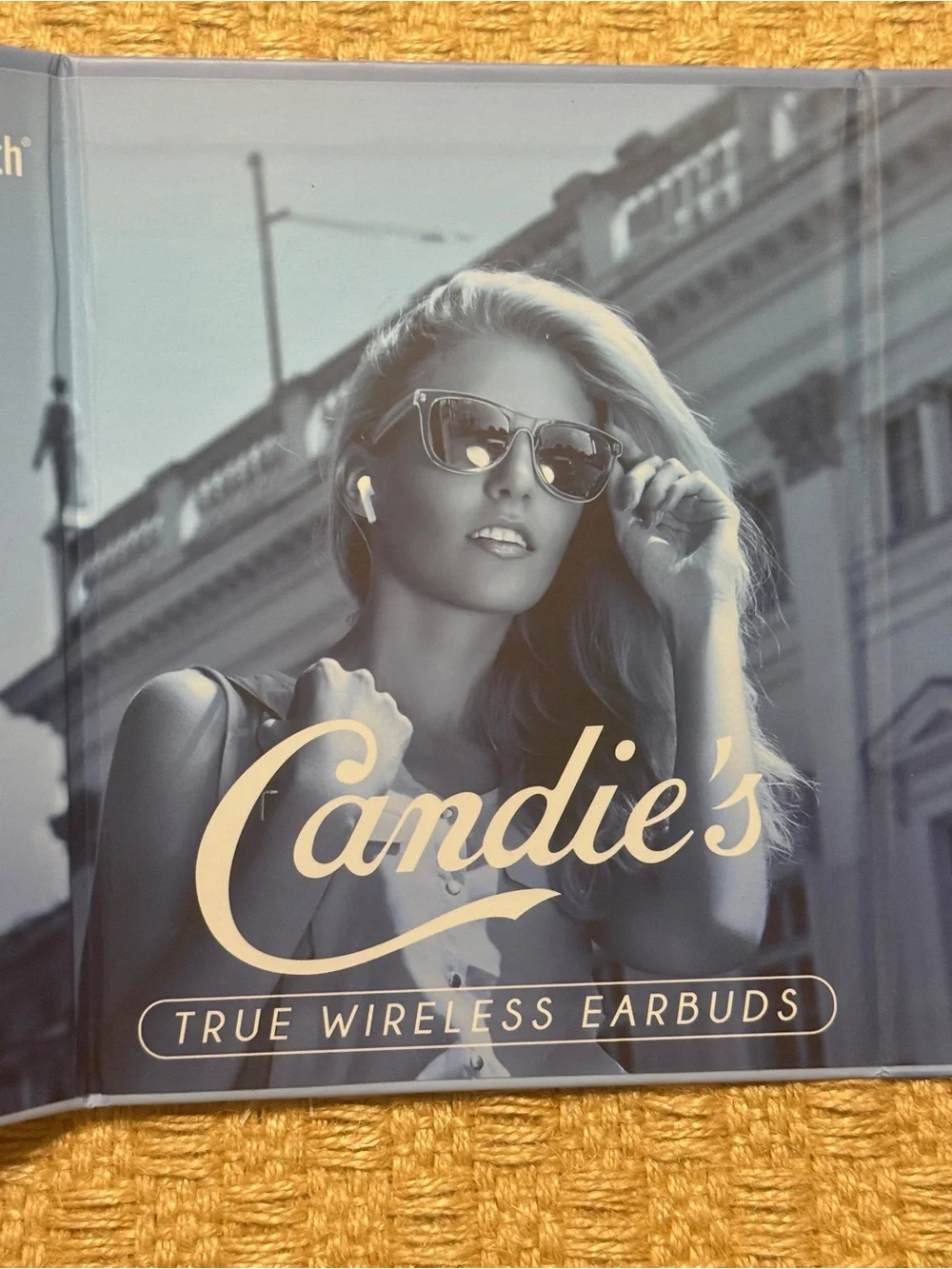 Candie's Baby Blue True Wireless Earbuds with Charging Case